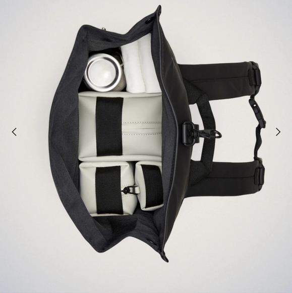 RAINS Rolltop Rucksack Sand - Picture 5 of 9